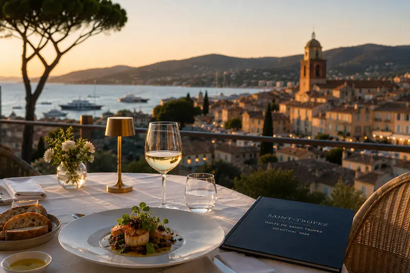 Meilleurs restaurants étoilés Golfe de Saint-Tropez 2026