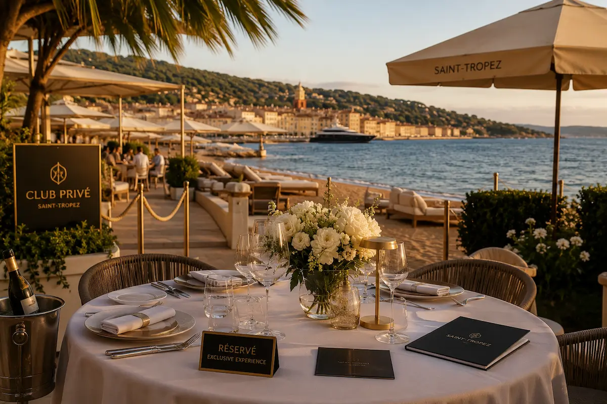 Expériences exclusives et réservations VIP Saint-Tropez Ramatuelle