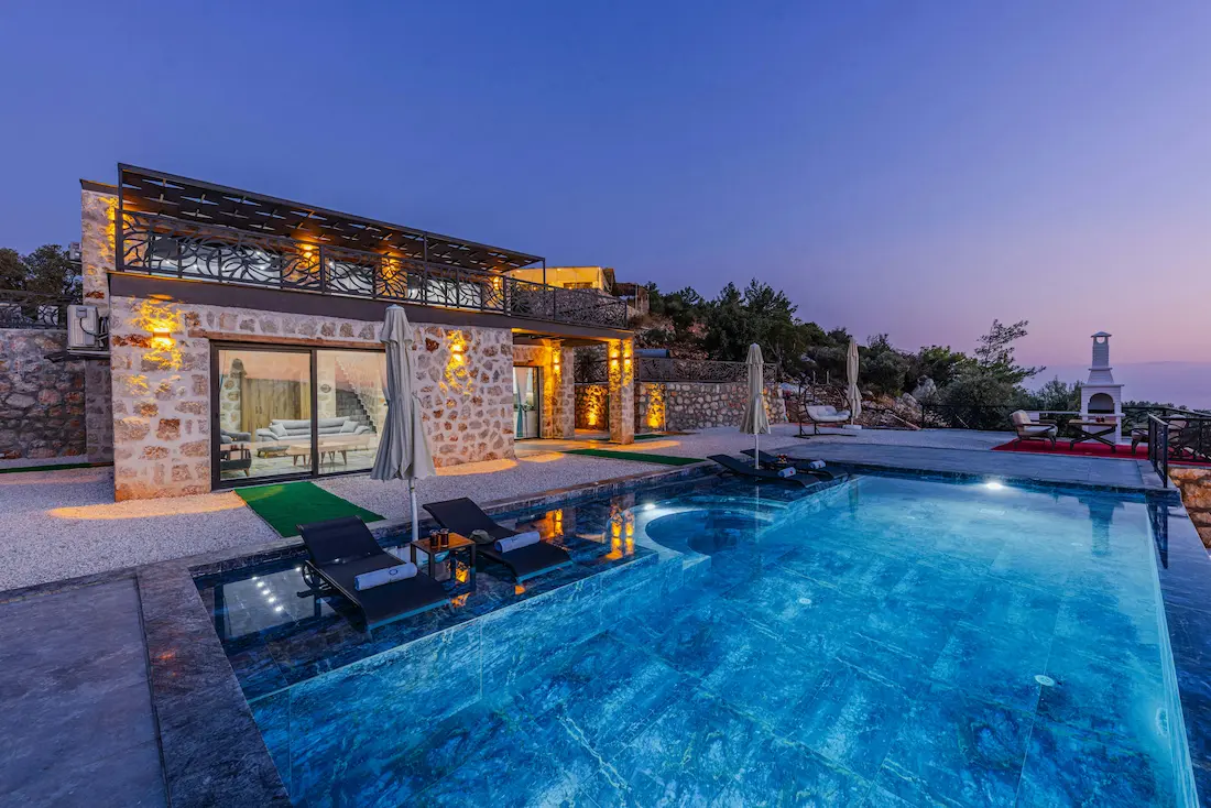 Villa Azurine — villa intime Gassin vue golfe