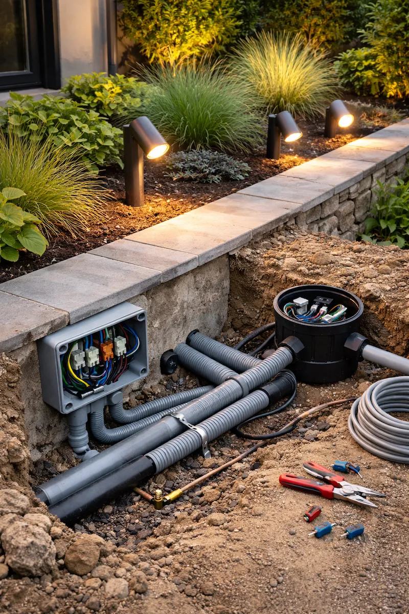 Éclairage extérieur architectural