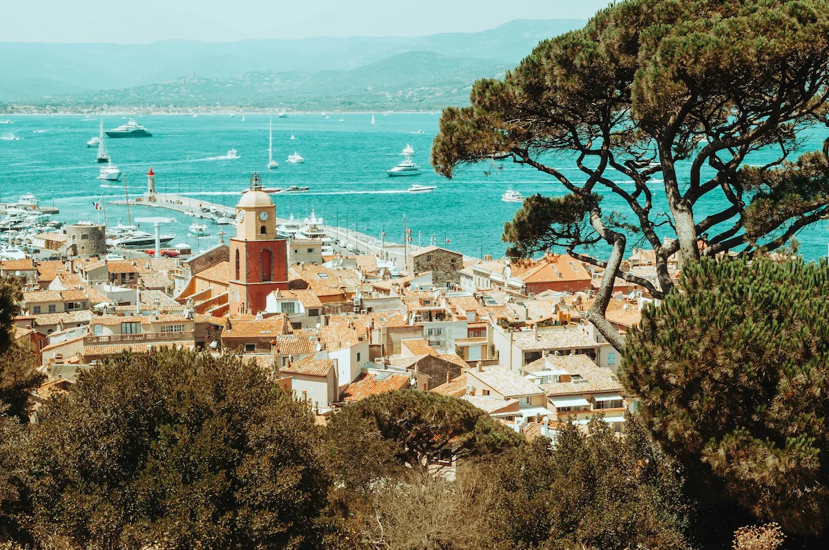 Vue sur le Golfe de Saint-Tropez