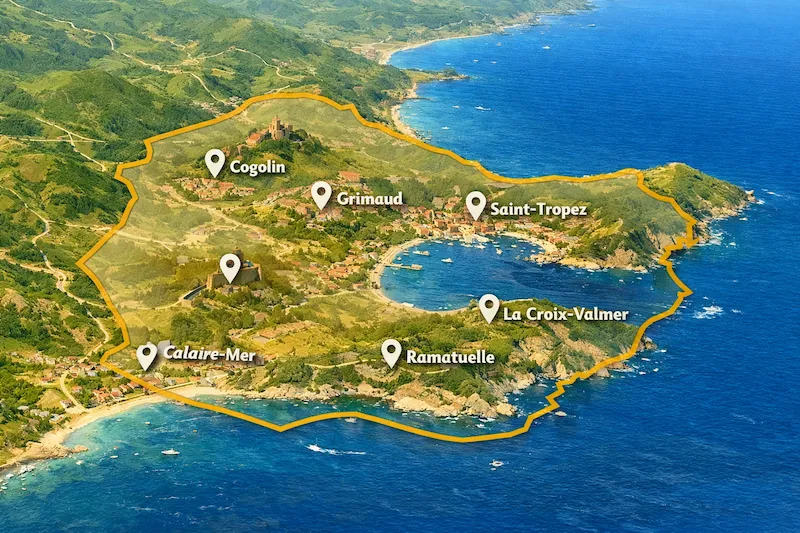 Zone d'intervention dans le Var